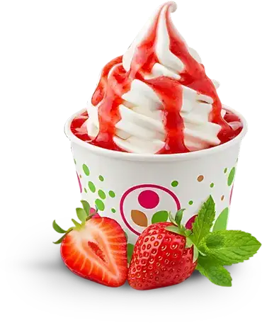 Cup Ice Cream with Strawberry Flavor at Keds Ice Cream