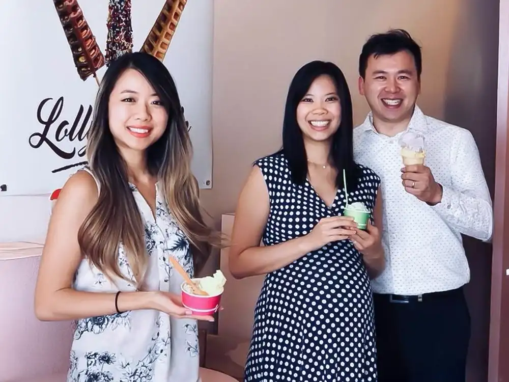 Home 71 People enjoying sweet treats and happy moments at Keds Ice Cream