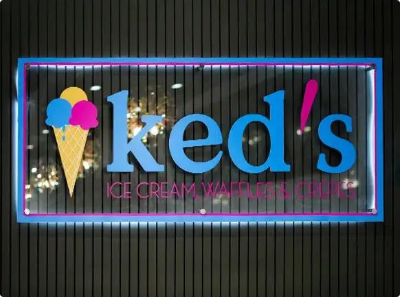 Franchise option at Keds Ice Cream Store in Plano