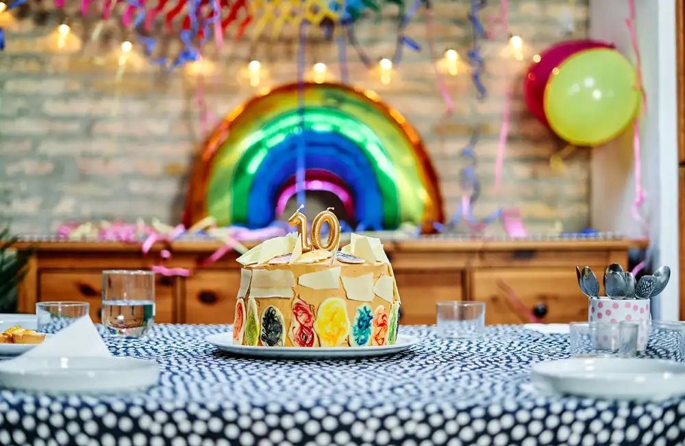 Birthday cake delivery from Ked’s Ice Cream in Little Elm TX